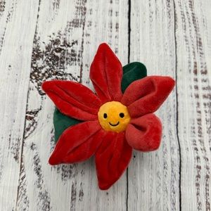 NWT | Jellycat Poinsettia Flower Baby Girl Soother